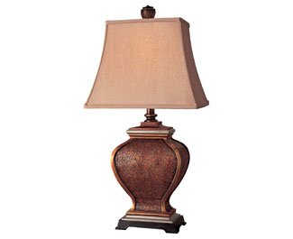 Table Lamp Promo in Antique Brown
