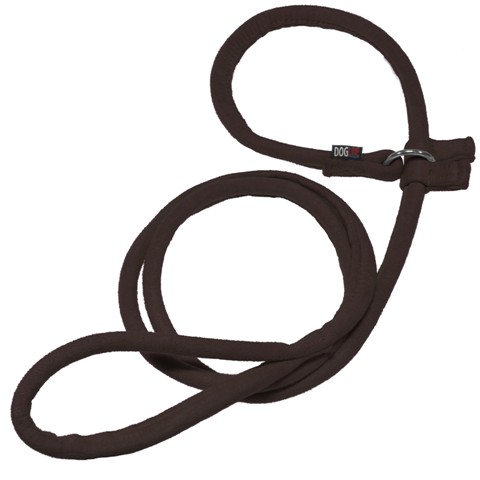 60 L X 0.5 W in. Comfort Microfiber Round Slip Lead, Brown