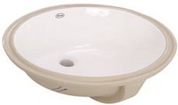 Undermount Lavatory Sink 21- 0.5 X 15- .75 in. - White