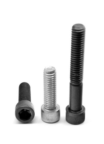 0.5 in. -20 X 1 in.-FT Fine Thread Socket Head Cap Screw, Nylon Patch - Alloy Steel - Black Oxide - 25 Piece