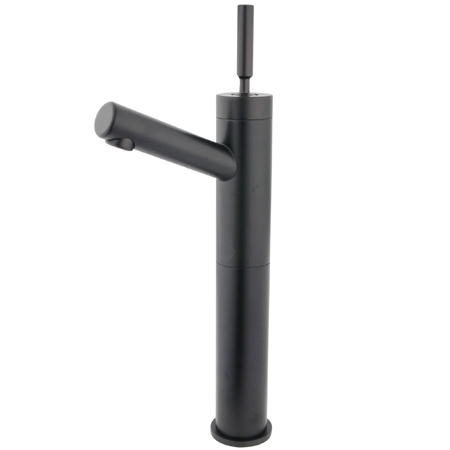 Single Lever Handle Vessel Sink Faucet with Out Pop-up - Oil Rubbed Bronze Finish