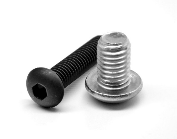 0.5 in. -13 X 1.25 in. - FT Coarse Thread Socket Button Head Cap Screw, Alloy Steel - Black Oxide - 300 Piece