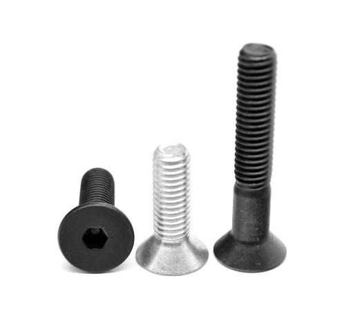 No.5-40 X 0.5 in. Coarse Thread Socket Flat Head Cap Screw, 18-8 Stainless Steel - 1250 Piece