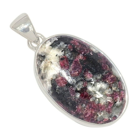 Natural Eudialyte 925 Sterling Silver Pendant Jewelry ALLP-17746