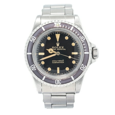 Rolex Submariner 5513 VINTAGE Gilt Tropical Matte Unpolished Men S Watch 40mm