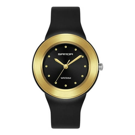 SANDA 2022 New Fashion Women S Watches White Rose Gold Waterproof Quartz Watch Women Casual Wristwatch Relogio Feminino 3119