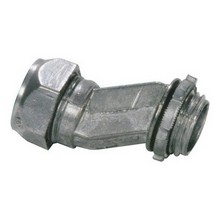 0.5 in. EMT to Box Offset Compression Connector - Zinc Die Cast