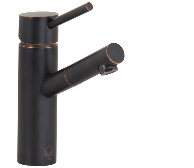 VIGO Noma Single Lever Antique Rubbed Bronze Finish Faucet with Pop up