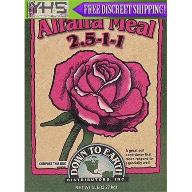 5 Lbs Alfalfa Meal 2.5-0.5-2.5 Fertilizer