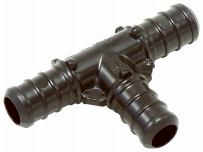 18P-08 0.5 in. Poly Alloy Barb Insert Pex Tee