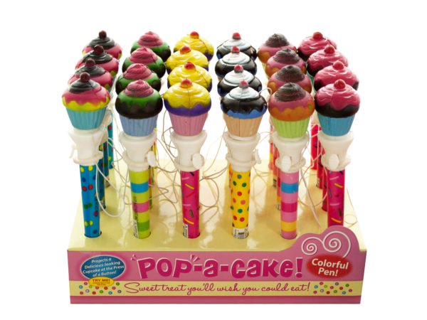 Kole Imports GW603-24 Pop-a-Cake Cupcake Pen Countertop Display (Pack of 24)