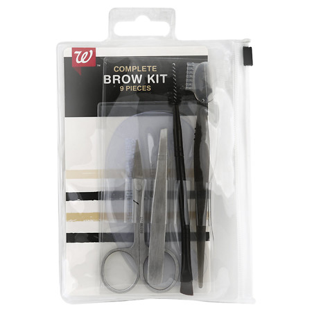 Walgreens Beauty Complete Brow Kit (9 Pieces) - 1.0 Ea