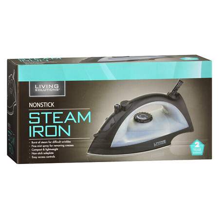 Living Solutions Nonstick Steam Iron - 1.0 Ea