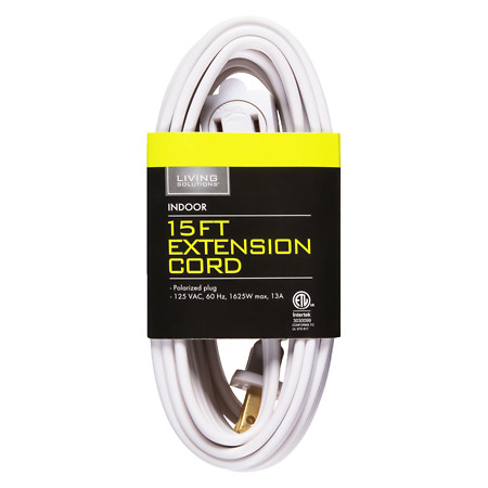 Complete Home Indoor Extension Cord 15 Ft - 1.0 Ea