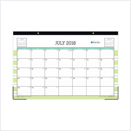 Blue Sky Desk Pad San Juan 18/19 Month 17x11 Inch - 1.0 Ea