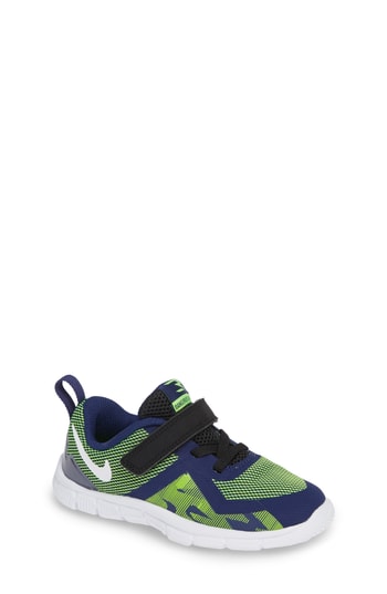 Boys' Nike Toddler Flex Contact Control II Sneakers (Blue - Size 10 )