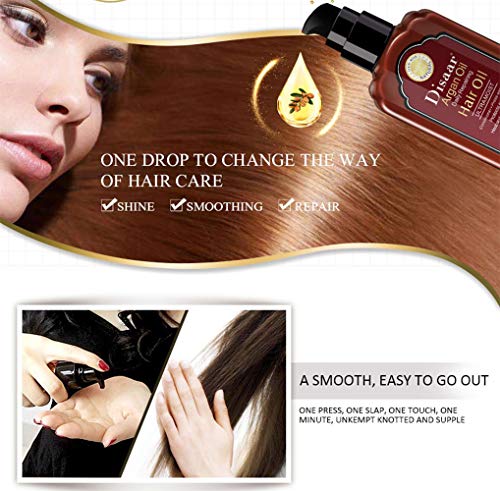 DISAAR Beauty Argan Hair Oil Ultra Moist Daily Repairing Rich Proteins and Vitamins Protect Hair from Plant Essence 120ml (ARGAN OIL) thumbnail