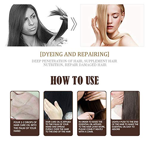 DISAAR Beauty Argan Hair Oil Ultra Moist Daily Repairing Rich Proteins and Vitamins Protect Hair from Plant Essence 120ml (ARGAN OIL) thumbnail