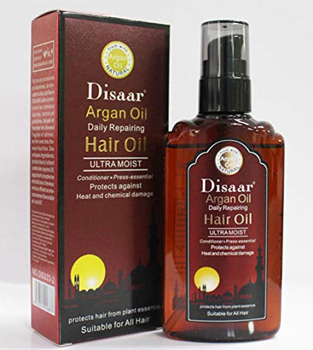 DISAAR Beauty Argan Hair Oil Ultra Moist Daily Repairing Rich Proteins and Vitamins Protect Hair from Plant Essence 120ml (ARGAN OIL) thumbnail