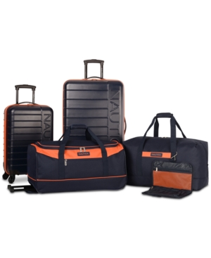 Nautica Sea Tide 5-Pc. Hardside Luggage Set, Created for Macy's