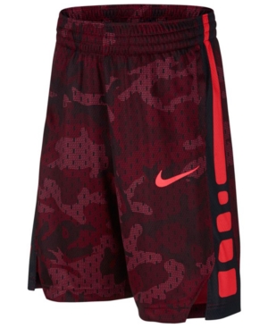 Boy's Nike Dry Elite Basketball Shorts, Size M (10-12) - Red