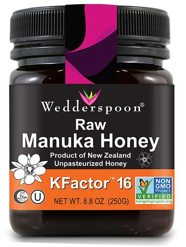 Wedderspoon 276742 8.8 Oz Raw Manuka 16 Kfactor Honey, Pack of 6