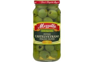 Mezzetta 278872 Castelvetrano Pitted Olives, 8 Oz - Pack of 6