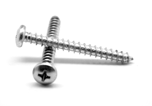 ASMC Industrial No.6-18 X 0.75 in. Phillips Pan Head Type a Sheet Metal Screw, Low Carbon Steel - Zinc Plated - 9300 Piece