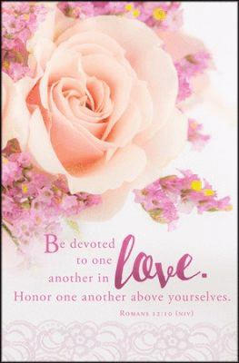 Warner Press 88836 Bulletin - Be Devoted - Wedding - Romans 12 - 10 - Pack of 100 by Press Warner