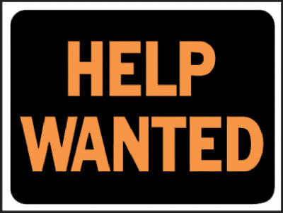 Hy-Ko Products 3034 9 X 12 in. Plastic, Help Wanted Sign - Pack of 10