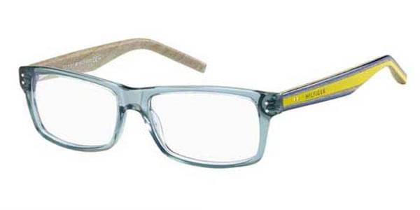 Tommy Hilfiger TH 1136 F6H Men's Glasses Blue Size 52 - Free Lenses - HSA/FSA Insurance - Blue Light Block Available