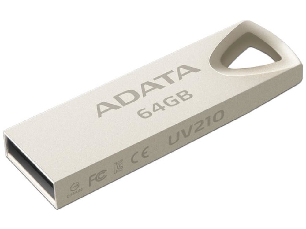 ADATA AUV210-64G-RGD USB Flash Drive 64 GB USB Type-a 2.0 Beige