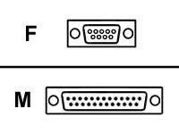 Roline 11.01.4630 Computer Cable, Db9 Skt/db25 Plug, 3M
