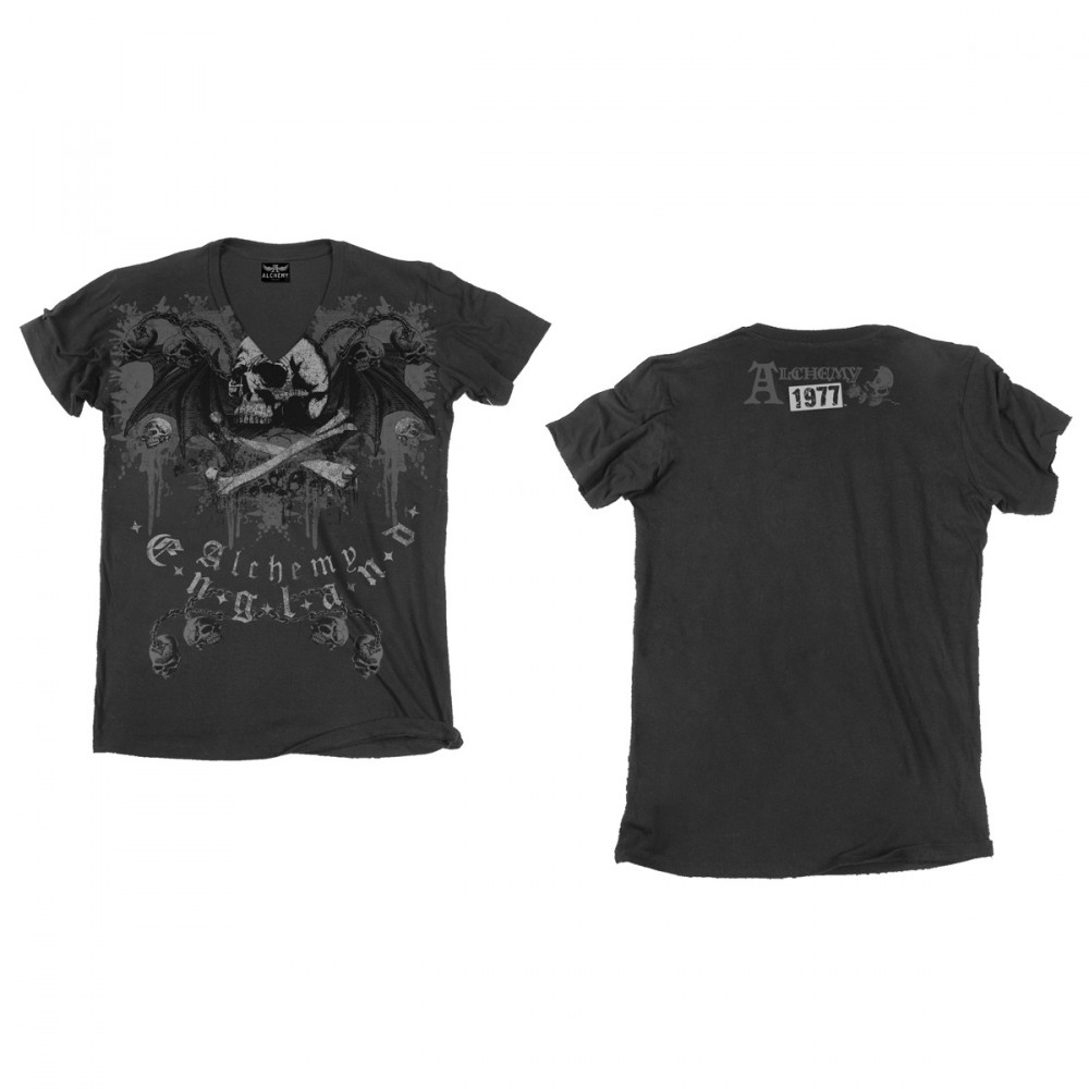 Bloody Death Baron' - AEA Black V-neck