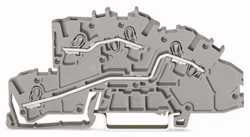 WAGO 2003-7642 L/L Multilevel Installation Terminal Block Grey