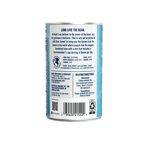 Bush's Best Blue Zones Organic Soup Hearty Vegetable 15 Oz thumbnail