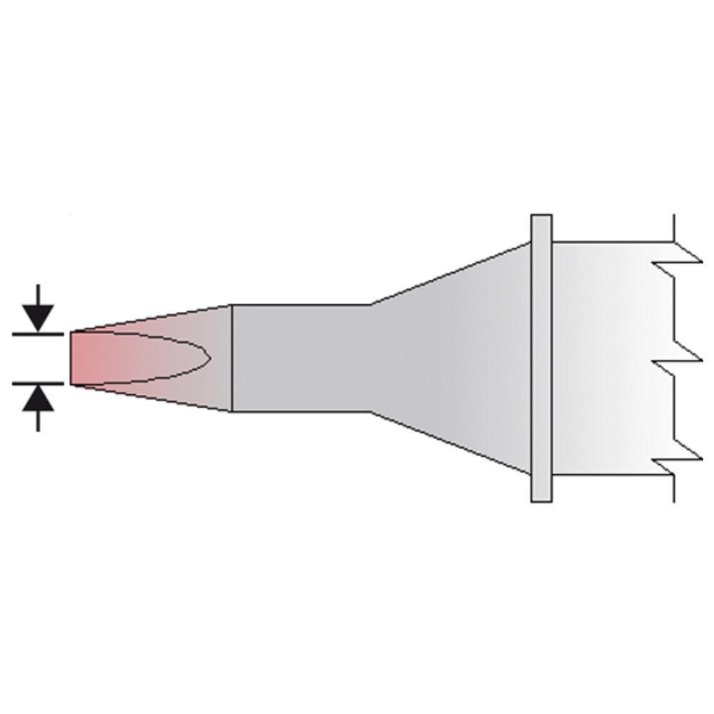 Thermaltronics Lötspitze Serie M, MeiBel, 1.0 X 9.0 Mm, 350 - 398 °C