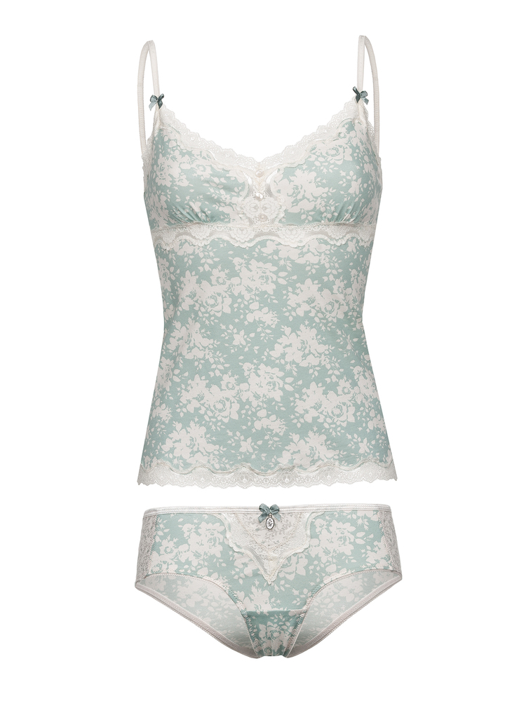 Vive Maria Charming Rose Set Blau Allover