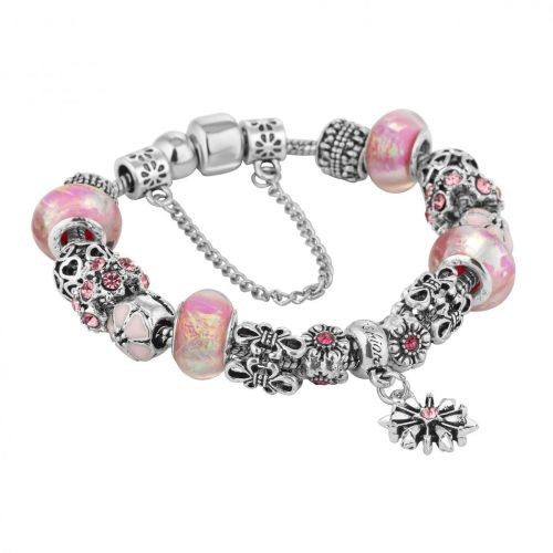 Diamond Style Charm-Armband 'Treasure' Pastel