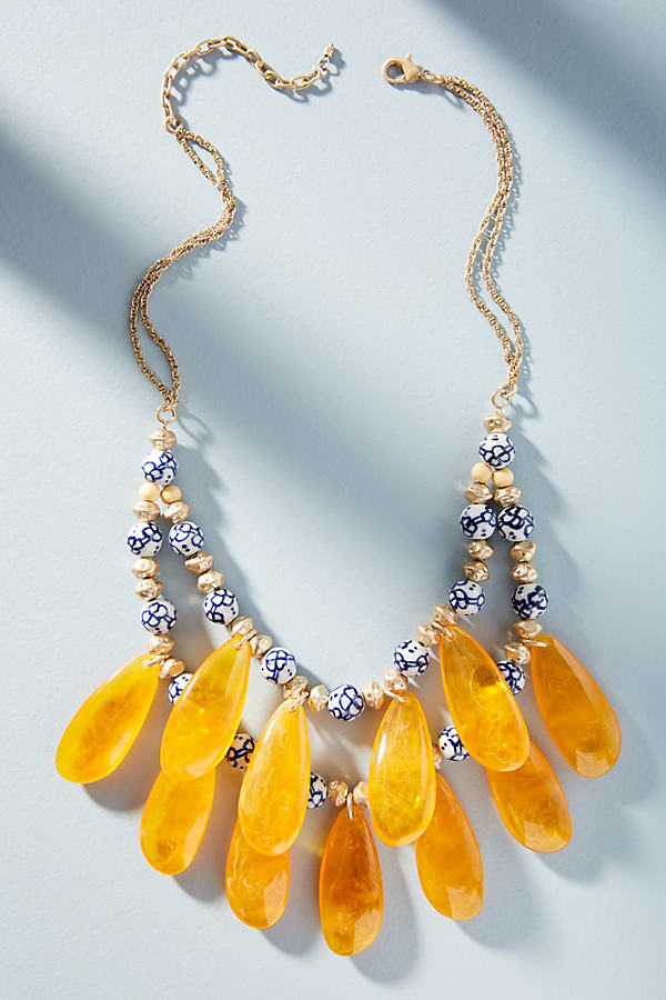Golden Hour Bib Necklace