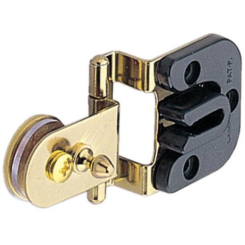Sugatsune SUGHC348 PB Glassdoor Hinge Overlay Pin, Brass - 0.5 & 1.5 in.