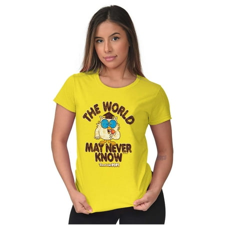 The World May Never Know Tootsie Pop Women S T Shirt Ladies Tee Brisco Brands L
