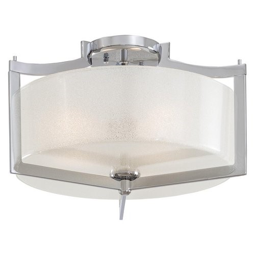 Minka Lavery 4397 3 Light Semi-Flush Ceiling Fixture from the Clarte Collection