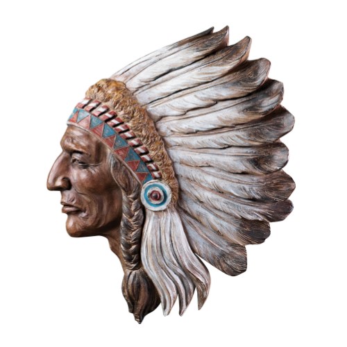 American Indian Head 3-Dimensional Wall Art Decor