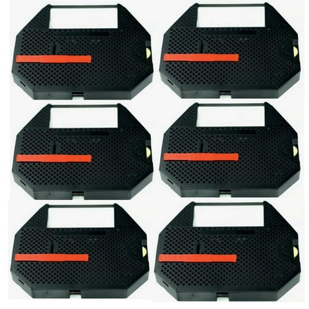 PrinterDash Compatible Replacement for DX-10/DX-20/DX-35 Black Typewriter Correctable Ribbons (6/PK) (7751-US)