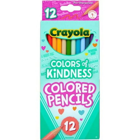 Crayola Colors of Kindness Pencils - Assorted Lead - 12 / Pack | Bundle of 2 Packs
