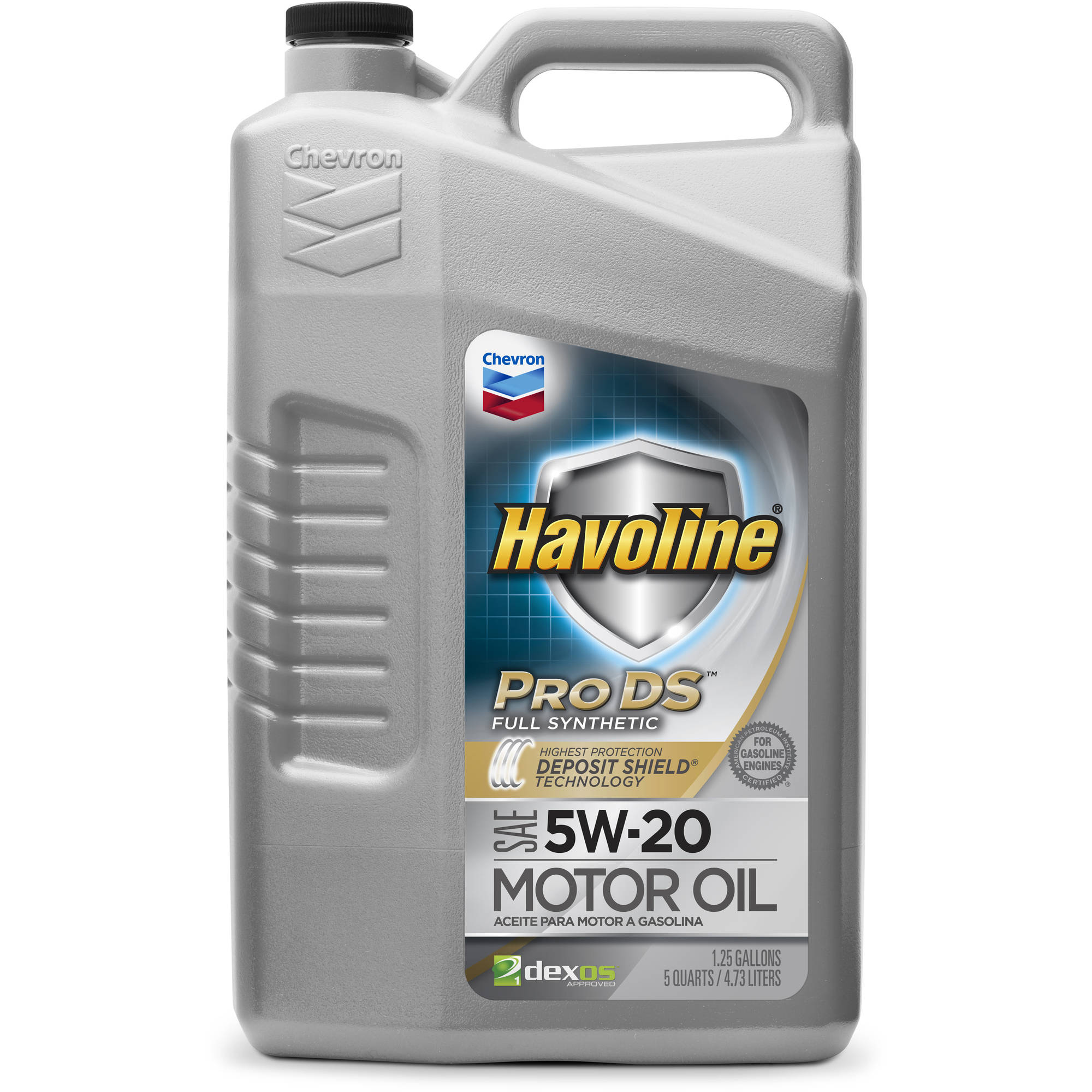 Chevron Havoline Pro-DS Full Synthetic Motor Oil 5W-20  5 Quart Bottle