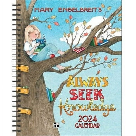 ANDREWS MCMEEL 1PK Mary Engelbreit S 12-Month 2024 Monthly\/Weekly Planner Calendar