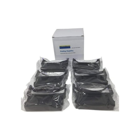 6 Compatible IDP3516 IDP3520 IDP3530 IDP3535 Printing Ribbon Cartridge Replacement RCITDP600PL for IDP-3516/P3520/3530/3535 Purple IR61PU POS Dot Matr