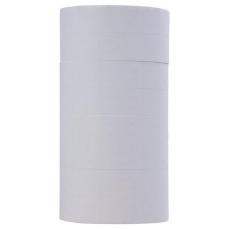 White Removable Pricing Labels Without Tamper Proof Slits to Fit HYYYYH 1136 and 1138 Pricers. 8 Rolls with 1 Free .